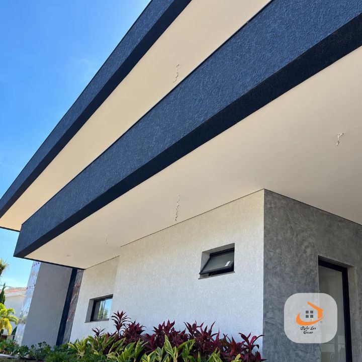 Obra de Platibanda em Placas Glasroc em Atibaia