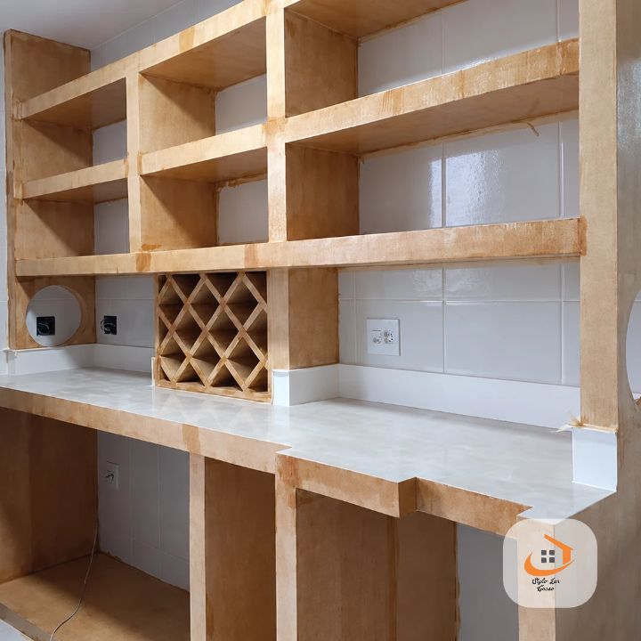Obra de Closet em Drywall em Atibaia